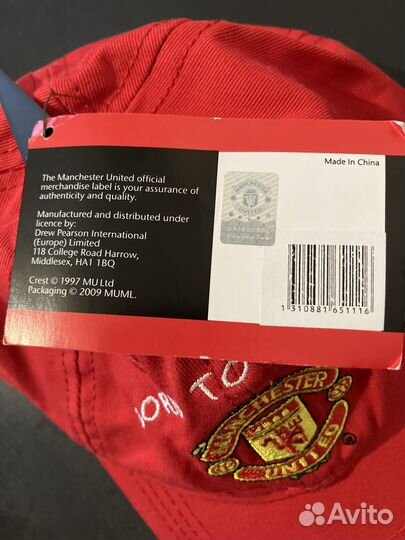 Кепка детская Manchester United