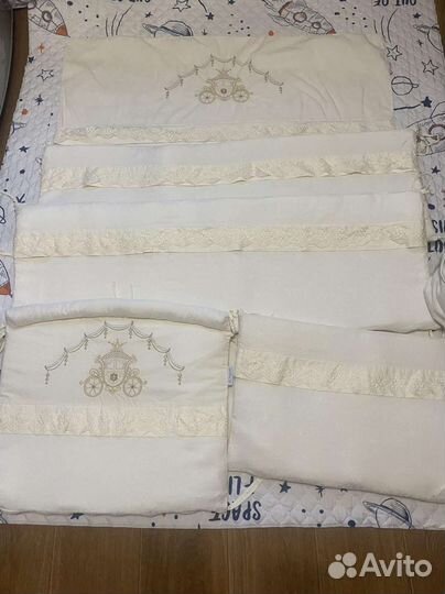 Комплект для детской кроватки девочки