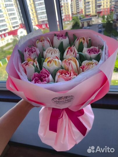 Зефирные тюльпаны