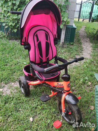 Trike TA5 Велосипед трехколесный с ручкой