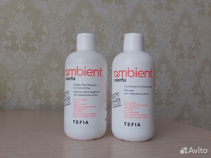 Шампунь и бальзам для окрашенных волос