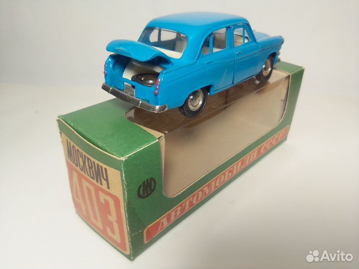 Москвич 403 модель СССР 70х гг, масштаб 1:43