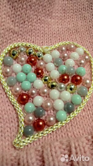 Шапочка для девочки 5-9 лет