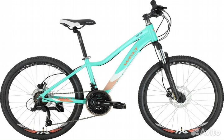 Велосипед welt Floxy 1.0 HD 24 (2022) Mint Green A