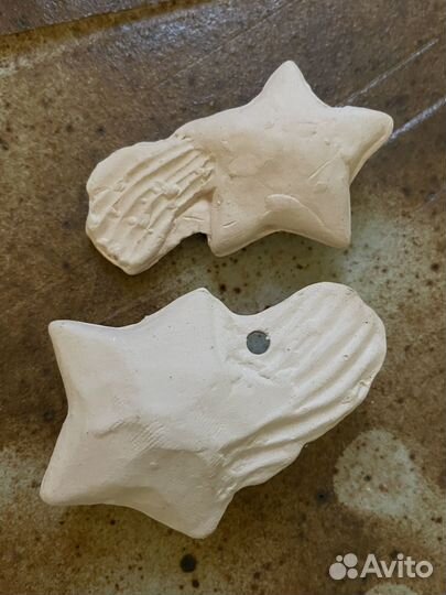 Звезды и фрукты глина фарфор