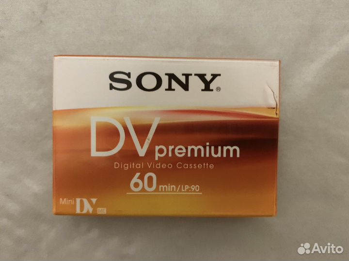 Видеокассета miniDV Sony DV Premium 60min