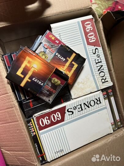Аудиокассеты новые запечатанные