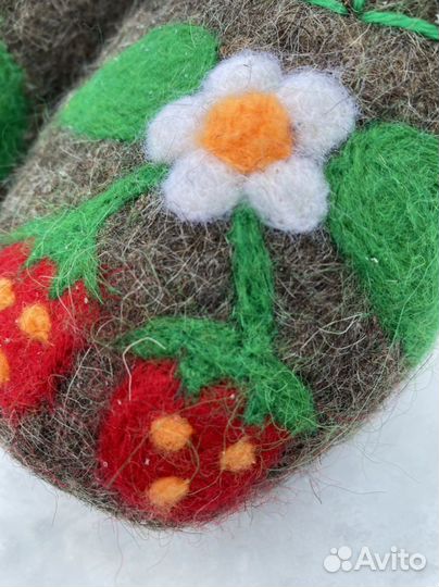 Тапочки натуральные