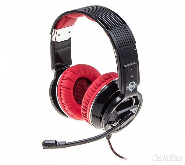Компьютерная гарнитура Оклик HS-L350G Red War, чер
