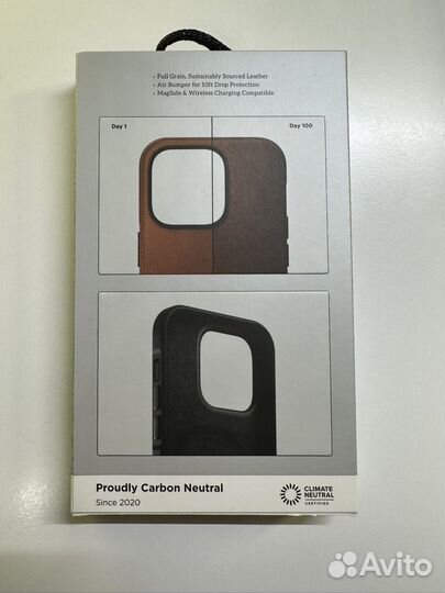 Чехол Nomad Modern Leather Case iPhone 14 pro