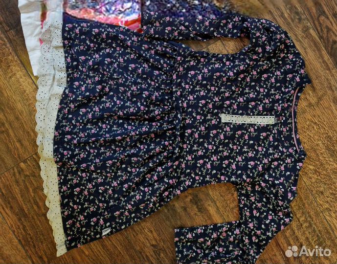 Большой пакет одежды на девочку