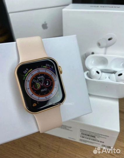 Подарочный набор Apple 2 в 1 AirPods + Apple Watch