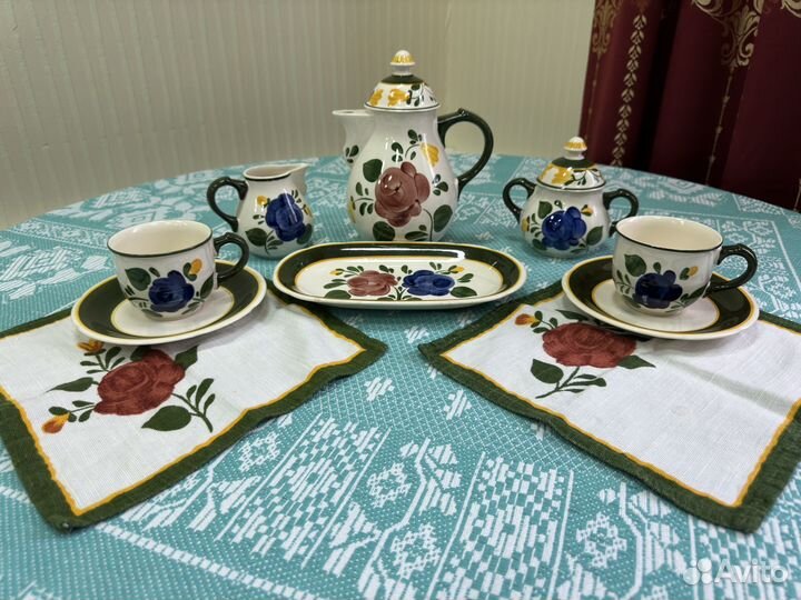 Villeroy boch bauernblume чайный набор 2 персоны