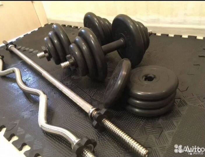 MB Barbell. Atlet. Соберем штангу, гантели