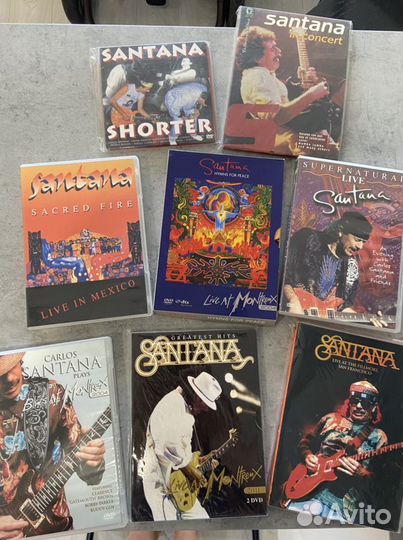 DVD коллекция Santana