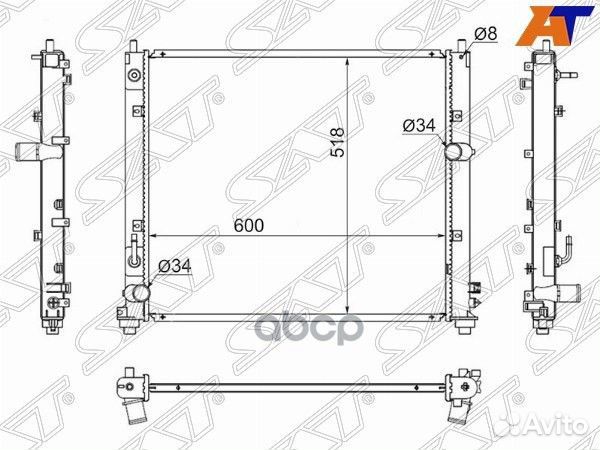 Радиатор Cadillac CTS 07-15 / SRX 04-09 / STS