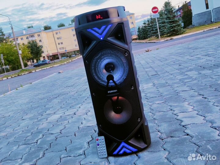 Мощная напольная колонка