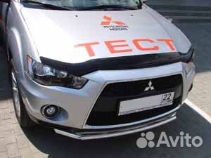 Дефлектор капота темный mitsubishi outlander XL 2010-2012, NLD.smiout1012 / Митсубиси Аутлендер