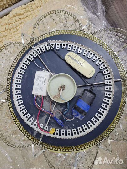 Люстра потолочная хрустальная