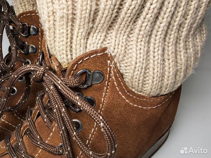 Натуральные женские зимние ботинки