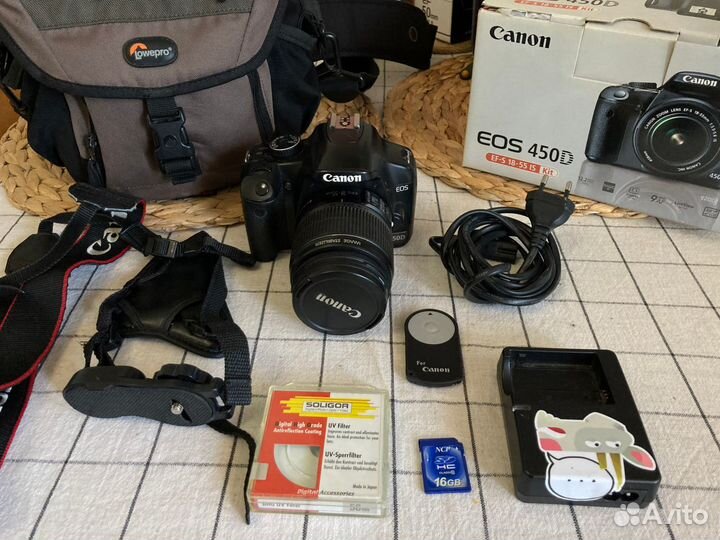 Зеркальный фотоаппарат Canon 450D