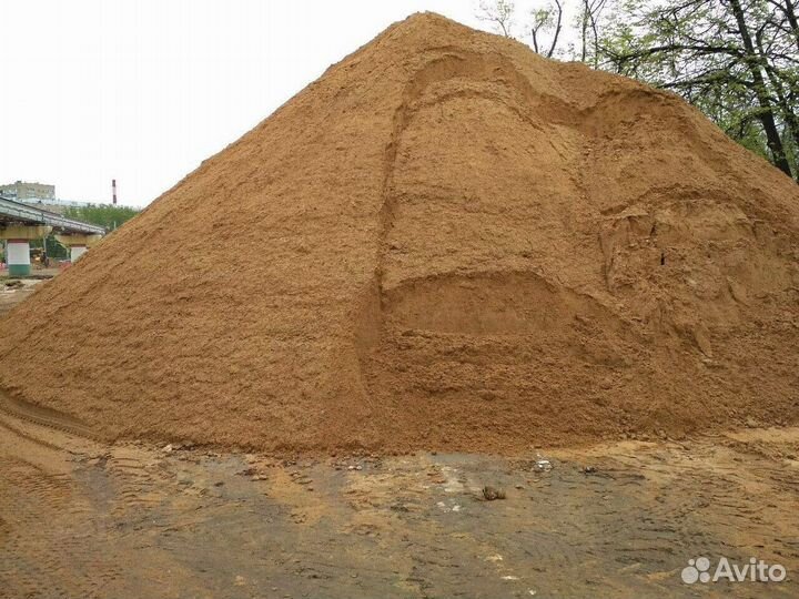 Песок карьерный с доставкой