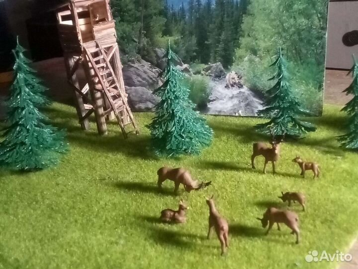 Семья оленей,1/87