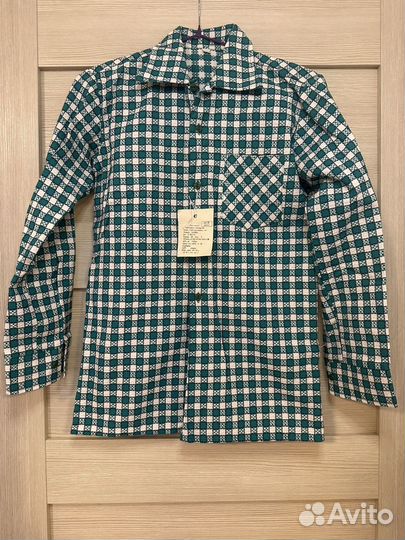 Рубашка в клетку детская (хлопок)