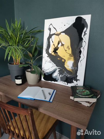 Картина флюид арт