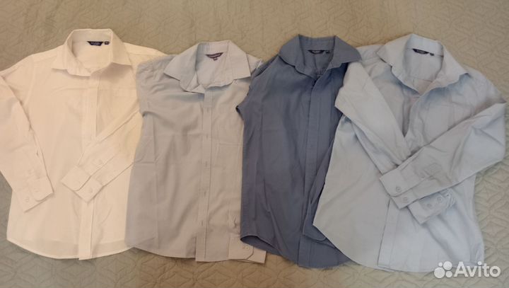 Поло, рубашки и брюки на рост 140