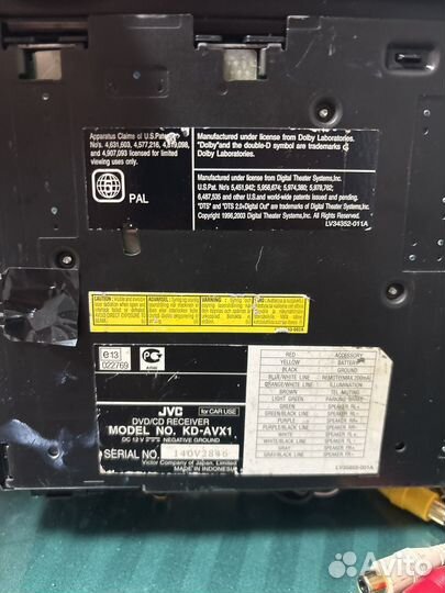 Магнитола,Ресивер JVC AVX11
