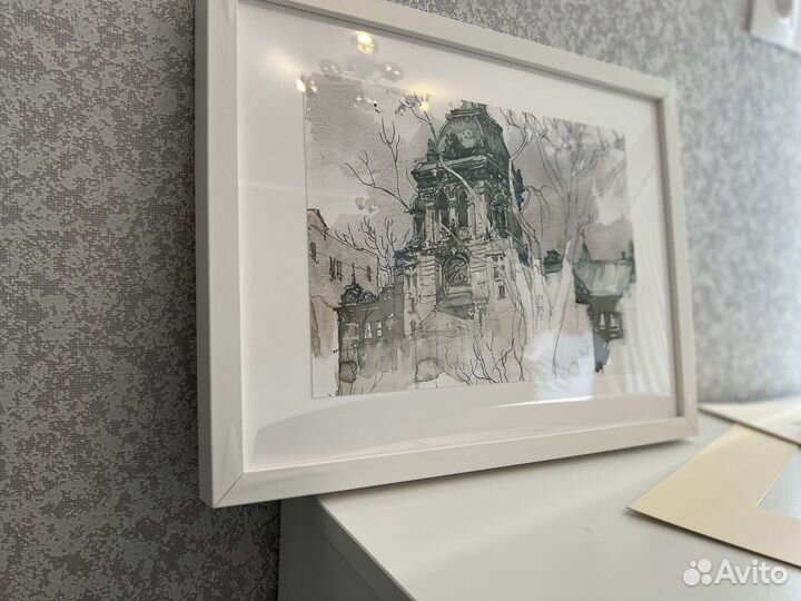 Картины акварель