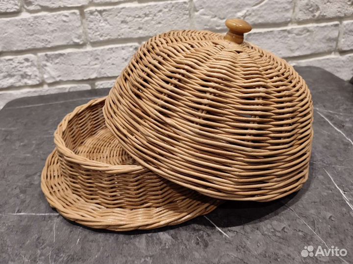 Плетёная корзина для хлеба