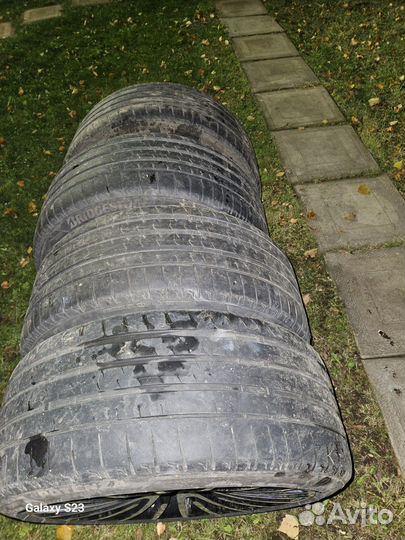 Оригинальные диски mercedes amg 21 с резиной