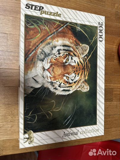 Пазлы 2000 деталей тигр