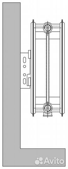 Стальной панельный радиатор отопления Axis Ventil