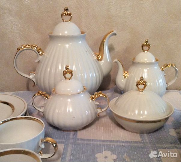 Чайный сервиз на 12 персон СССР 70-е годы