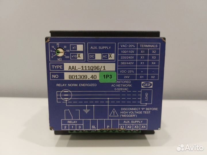 Мегаомметр щитовой AAL-111Q96/1 Deif