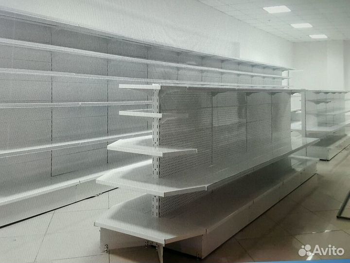 Островные 2х стор. и пристенные стеллажи 150-223см