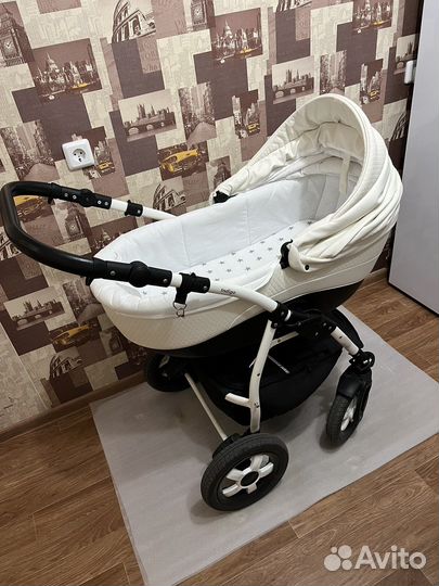 Коляска 2 в 1 indigo эко кожа