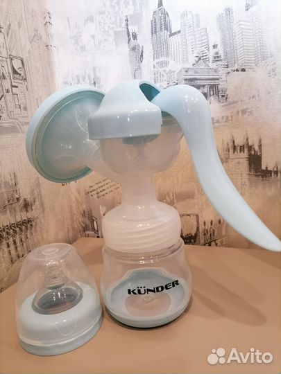 Молокоотсос ручной и пакеты для хранения молока