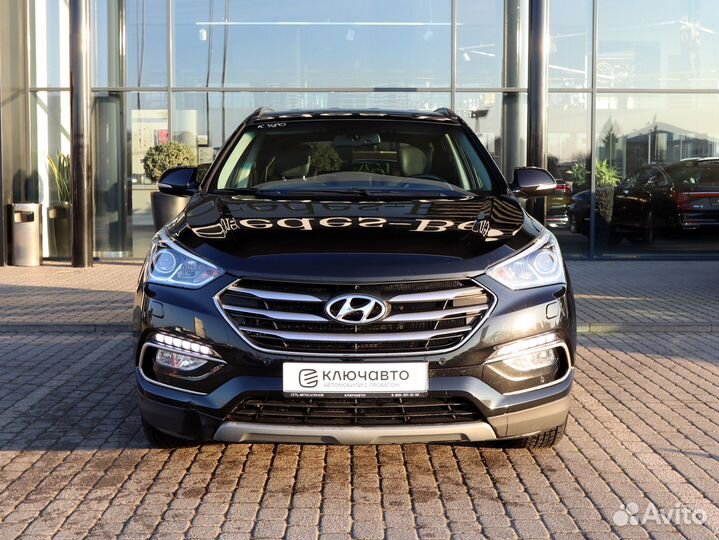 Hyundai Santa Fe 2.2 AT, 2017, 87 000 км