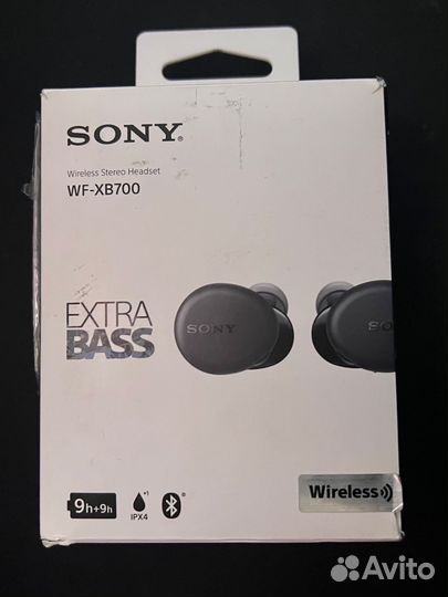 Наушники Sony WF-XB700 - новый