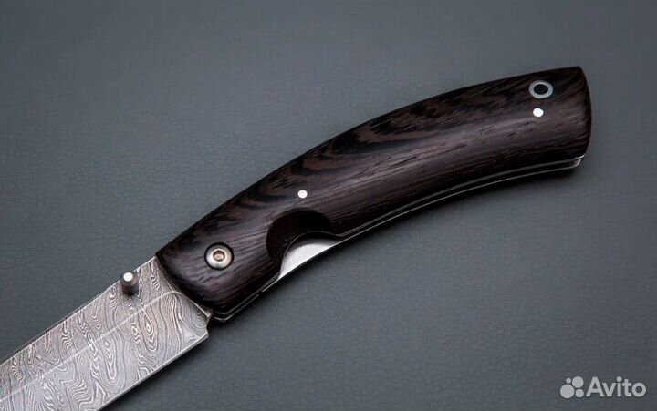 Складной нож Тунгус из дамасской стали