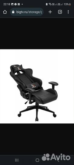 Игровое кресло gamelab penta black gl-600