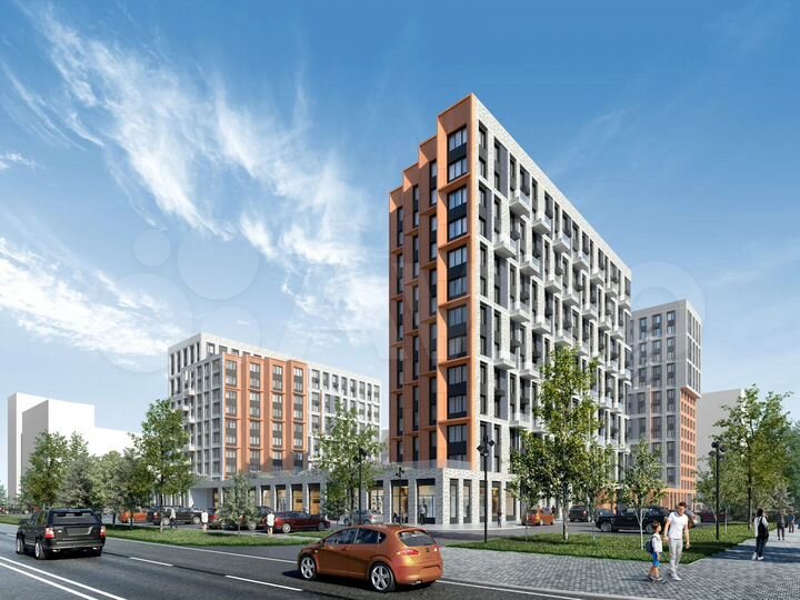 Квартира-студия, 28,5 м², 3/15 эт.