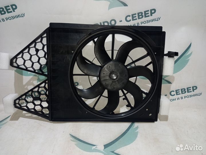 Вентилятор на Поло основной в сборе