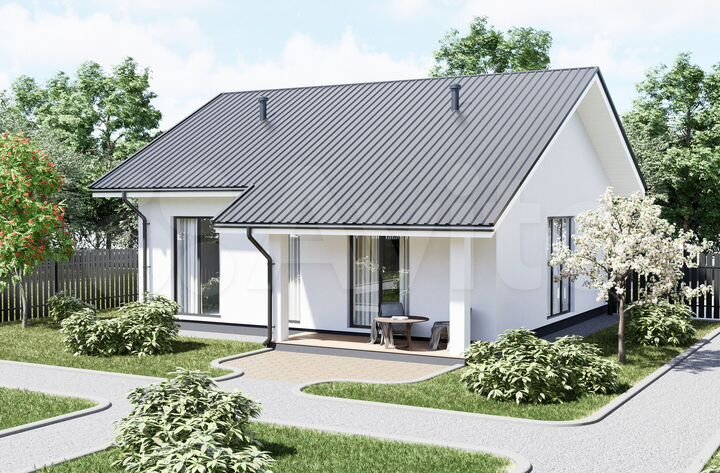 Дом 71 м² на участке 7 сот.