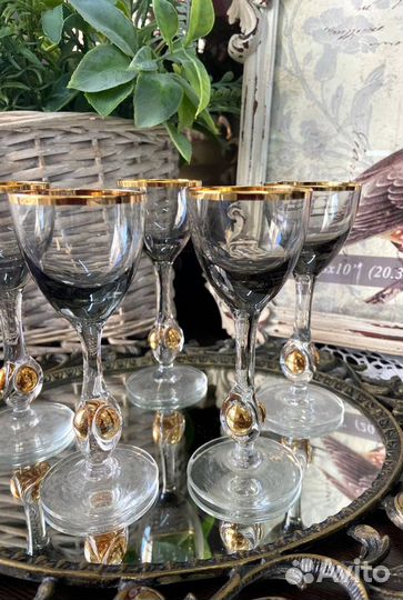 Ликерные рюмки Zlata Zuzana Чехословакия