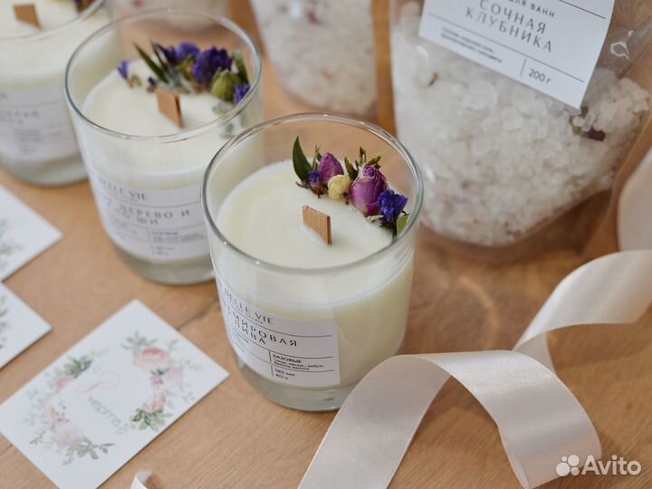Свечи ручной работы/подарочные наборы